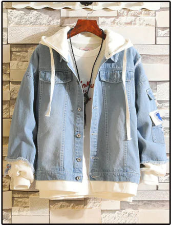 2019 Unisex Long Sleeve Crew Neck One Piece Hoodie