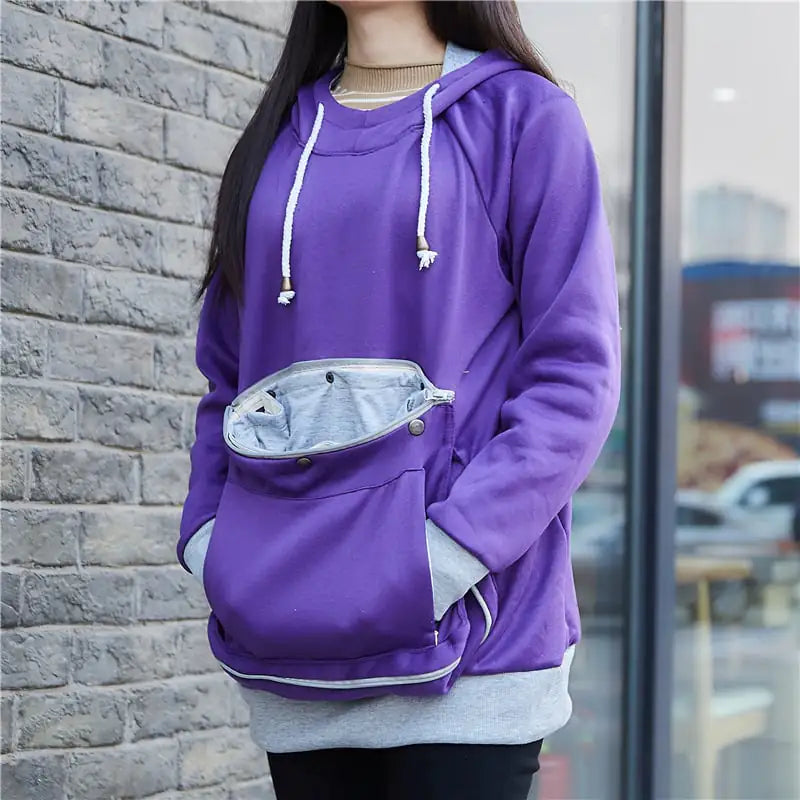 Women's Pullover Hoodie Sweatshirt for Small Pets