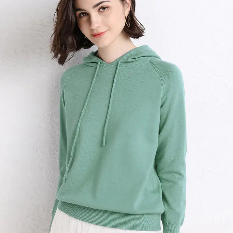 Hooded Women's Thin Sweater
