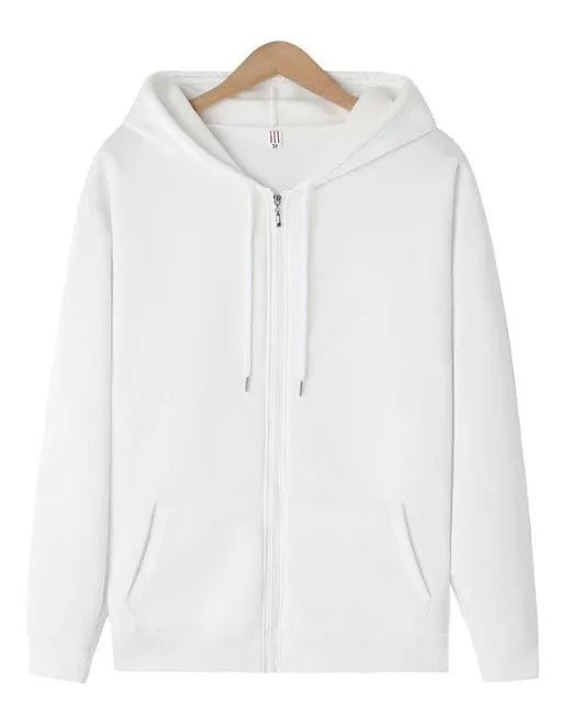 Gray Hooded Zipper Sweatshirt for Women (Fall/Winter)