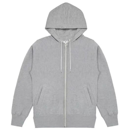 Gray Hooded Zipper Sweatshirt for Women (Fall/Winter)