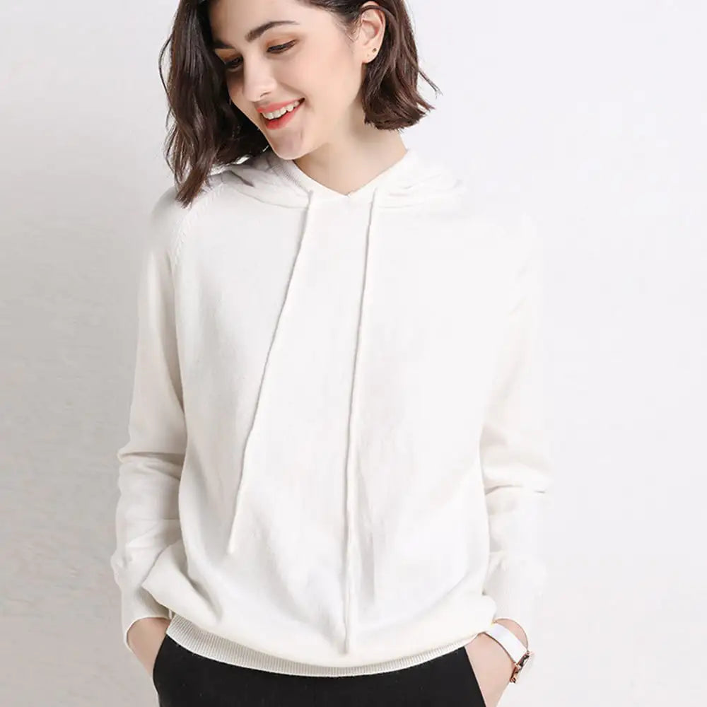 Hooded Women's Thin Sweater